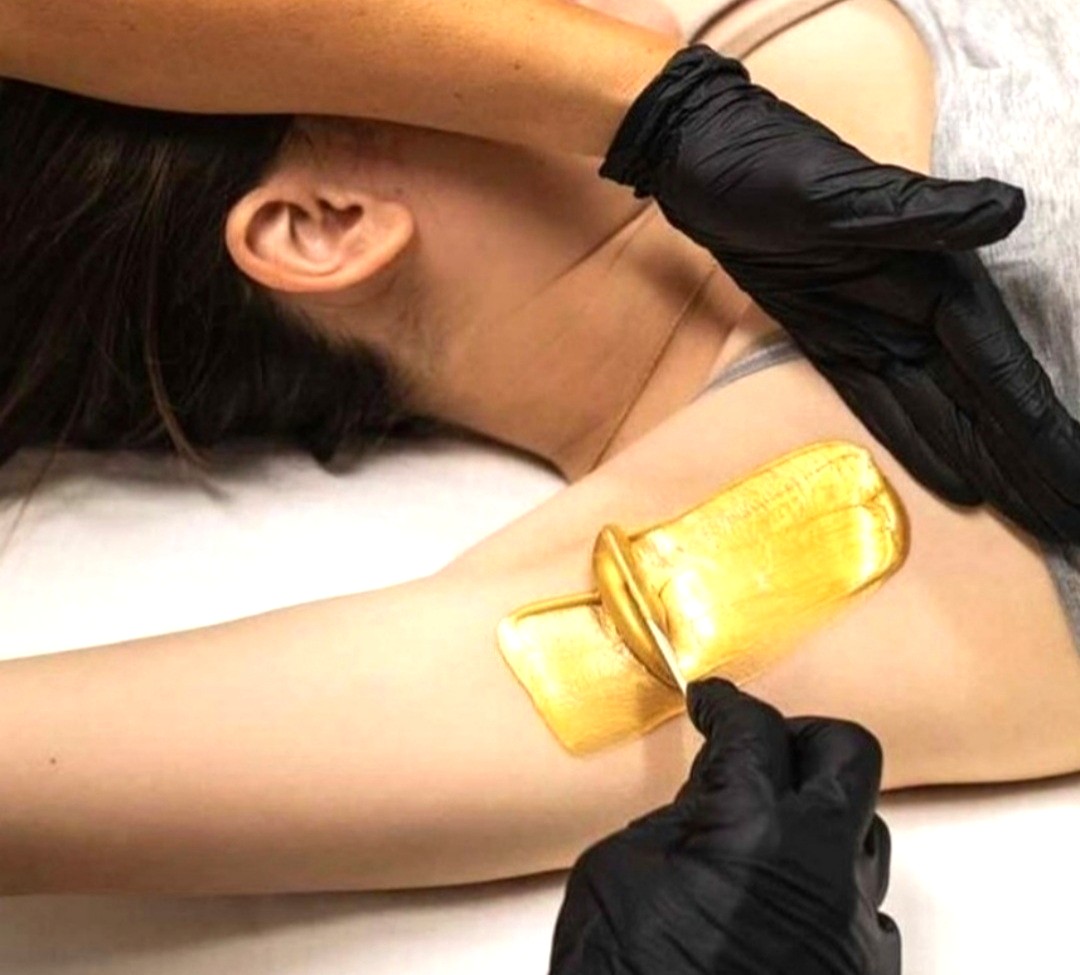Underarm waxing
